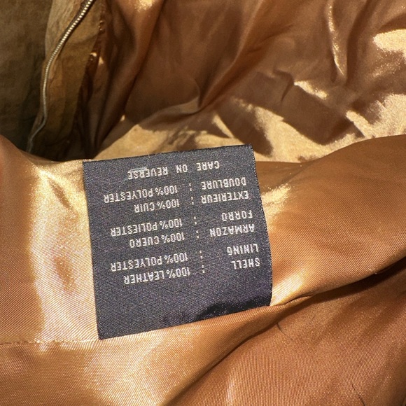 Vtg Colebrook Suede Leather Medium Jacket with Zipper - Picture 5 of 7